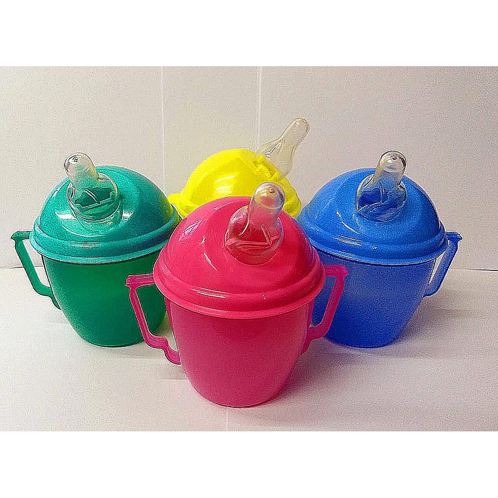 VASO COLOR CON TETINA 200CC 